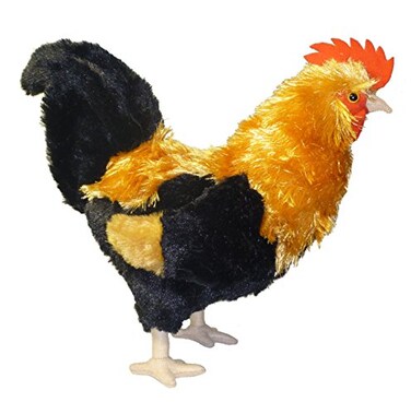 Adore Plush Adore 14 Standing Valiant the Rooster Chicken Plush Stuffed Animal Toy