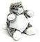 Unipak Gray Tabby Cat Baby Plumpee Plush Toy 7 H