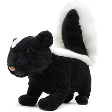 TigerHart Seymour The Skunk 8 Inch Long Tail Measurement not Included Stuffed Animal Plush