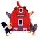 Adore Plush Adore 12 Hen House Chicken Coop Plush Stuffed Animal Playset