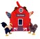 Adore Plush Adore 12 Hen House Chicken Coop Plush Stuffed Animal Playset