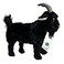 Adore Plush Adore 15 Renegade the Black Goat Plush Stuffed Animal Toy