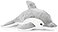TigerHart Dorian The Dolphin 11 Inch Dolphin Stuffed Animal Plush