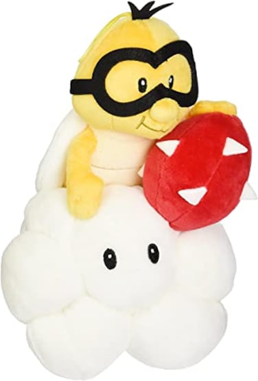 Little Buddy Super Mario All Star Collection 1448 LakituJugemu Stuffed Plush Multicolor 9 inches