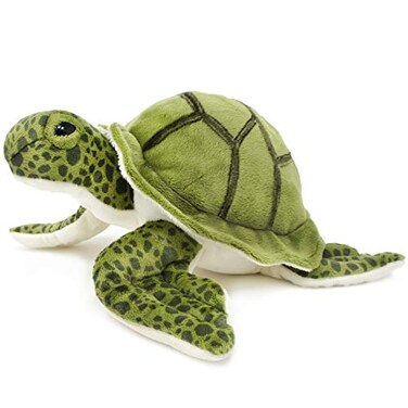 TigerHart Turquoise The Green Sea Turtle 10 Inch Stuffed Animal Plush