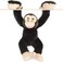 TigerHart Chance The Chimpanzee 14 Inch with Hanging Arms Outstretched Large Hanging Monkey Chimp Stuffed Animal Plush Ape