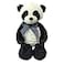 Snuggle Stuffs Plush Sitting Charcoal and Cream Precious Panda Bear 18