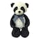 Snuggle Stuffs Plush Sitting Charcoal and Cream Precious Panda Bear 18
