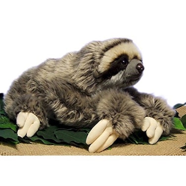 LuLezon Very Soft Three Toed Sloth Plush Stuffed Animal Toy 125 inch