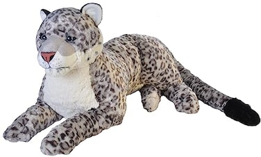 WILD REPUBLIC Wild Republic Jumbo Snow Leopard Giant Stuffed Animal Plush Toy 30 Long