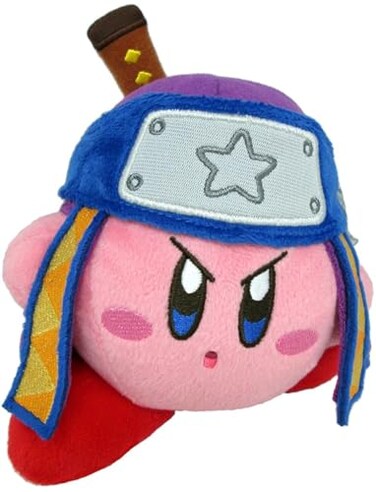 Little Buddy Kirbys Adventure All Star Collection Kirby Ninja Stuffed Plush 5 MultiColored 1628