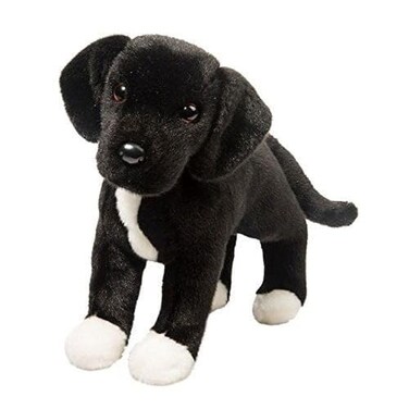 Douglas Twister Black LabPit Bull Mix Plush Stuffed Animal 16inch Long