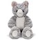 Vermont Teddy Bear Kitten Stuffed Animal Gray Kitty Cat Plush 18 Inch Plush Toy for Kids Adults Oh So Soft Collection