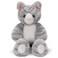 Vermont Teddy Bear Kitten Stuffed Animal Gray Kitty Cat Plush 18 Inch Plush Toy for Kids Adults Oh So Soft Collection