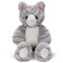 Vermont Teddy Bear Kitten Stuffed Animal Gray Kitty Cat Plush 18 Inch Plush Toy for Kids Adults Oh So Soft Collection