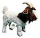 Adore Plush Adore 15 Standing Bobo The Boer Goat Stuffed Animal Plush Toy