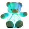 elfishgo Creative Light Up LED Inductive Teddy Bear Stuffed Animals Plush Toy Colorful Glowing Teddy Bear 20 InchBlue