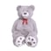 HollyHOME 5ft Giant Teddy Bear Stuffed Animal Huge Teddy Bear Plush with Big Footprints Valentines Gift 5 Feet Grey