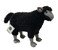 Adore Plush Adore 14 Standing Rebel The Black Sheep Stuffed Animal Plush Toy