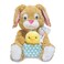 Cuddle Barn Hip Hop Animated Plush Easter Bunny Interactive Stuffed Animal Toy Holding Chick in Egg Sings and Bops to Peter Cottontail