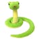 Ice King Bear Lifelike Green Snake Stuffed Animal Plush Toy Standing