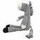 Ice King Bear Zebra Stuffed Animal Soft Plush Toy 10 Inches Hand Knitted