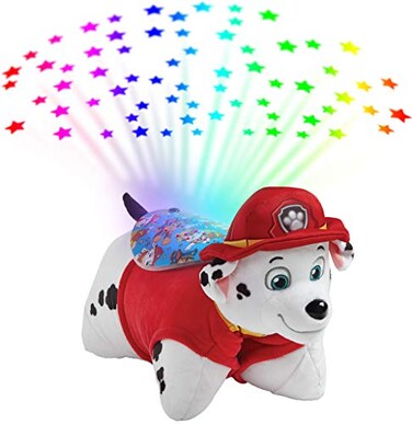 Pillow Pets Paw Patrol Marshall Sleeptime Lites 11 Stuffed Animal Plush Nightlight