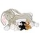 Manhattan Toy Nursing Nola Nurturing Rabbit Stuffed Animal with Plush Baby Bunnies
