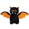 Bearington Collection Echo Halloween Plush 75 Inch Bat Stuffed Animal