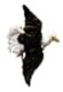 Adore Plush Adore 27 Liberty the Bald Eagle Stuffed Animal Plush Walltoy Wall Mount