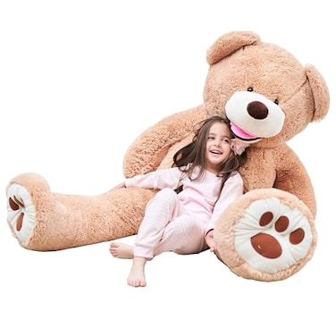 IKASA Giant Teddy Bear Plush Toy Stuffed Animals Brown 63 inches