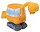 MerryMakers Little Excavator Plush Toy 7Inch