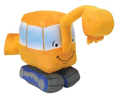 MerryMakers Little Excavator Plush Toy 7Inch