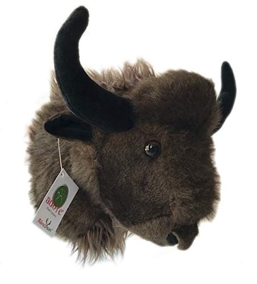 Adore Plush Adore 12 Bill the Buffalo Stuffed Animal Plush Walltoy Wall Mount