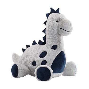 Lambs &amp; Lambs Ivy Baby Dino BlueGray Plush Dinosaur Stuffed Animal Toy Plushie Spike