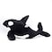 TAMMYFLYFLY The Orca Blackfish Long Big Killer Whale Stuffed Animal Sea Critters Plush Doll 39cm