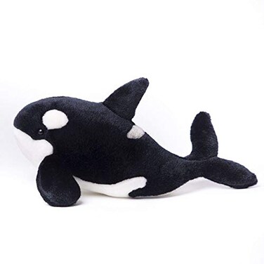TAMMYFLYFLY The Orca Blackfish Long Big Killer Whale Stuffed Animal Sea Critters Plush Doll 39cm