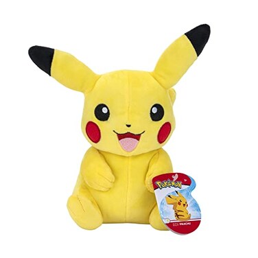 Jazwares Pokmon Pikachu Plush 8Inch Soft Plush with Authentic Details