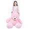 IKASA Giant Teddy Bear Plush Toy Stuffed Animals Pink 39 inches
