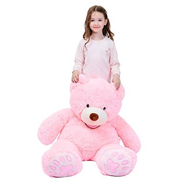 IKASA Giant Teddy Bear Plush Toy Stuffed Animals Pink 39 inches