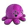 TeeTurtle The Original Reversible Spider Plushie Purple Black Cute Sensory Fidget Stuffed Animals That Show Your Mood Perfect for Halloween