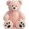 HollyHOME Teddy Bear Stuffed Animal Plush Giant Teddy Bears with Footprints Big Bear 36 inch Pink