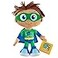 Mighty Mojo Super Why Plush Super Why Whyatt 10 Inch Plush Toy Doll Officially Licensed PBS Educational Toy for Children