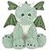 Bearington Collection Burnie Plush Dragon Stuffed Animal 105 Inch