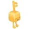 JINX Minecraft Dungeons Mini Crafter Gold Sleeping Key Golem Plush Stuffed Toy Gold 45 Tall