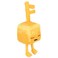 JINX Minecraft Dungeons Mini Crafter Gold Sleeping Key Golem Plush Stuffed Toy Gold 45 Tall