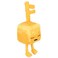 JINX Minecraft Dungeons Mini Crafter Gold Sleeping Key Golem Plush Stuffed Toy Gold 45 Tall