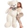 IKASA Giant Teddy Bear Plush Toy Stuffed Animals White 59 inches
