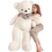 IKASA Giant Teddy Bear Plush Toy Stuffed Animals White 59 inches
