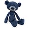 GUND Toothpick Ripple Teddy Bear Stuffed Animal for Ages 1 and Up Navy Blue 15